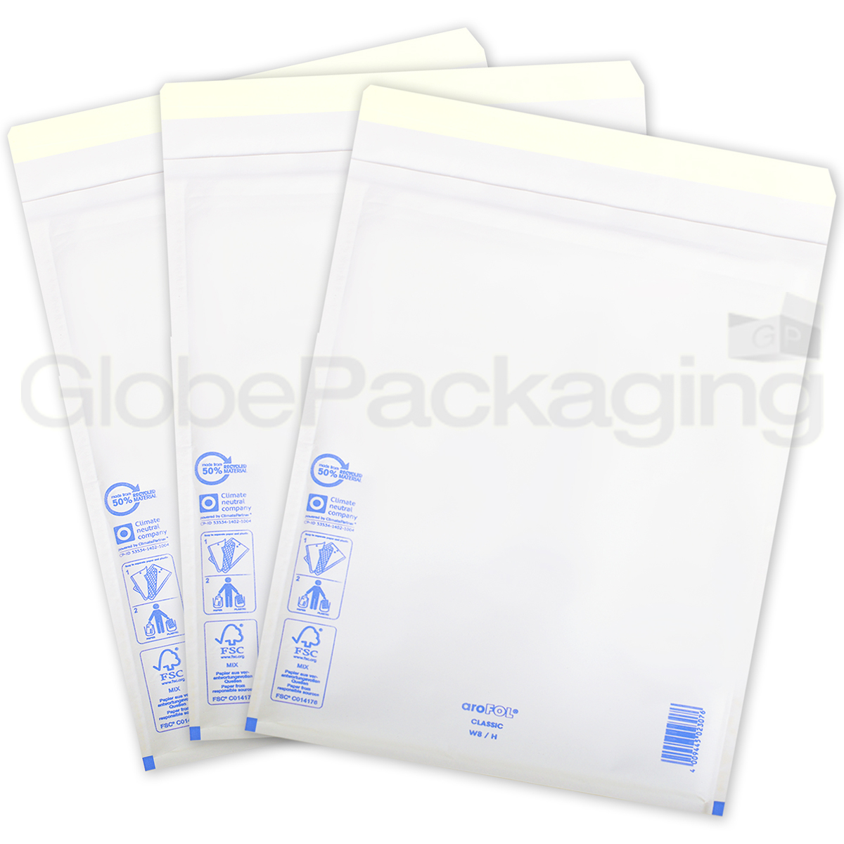 AROFOL AR8 WHITE BUBBLE ENVELOPES BAGS 270x360mm